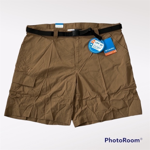 Columbia Men’s Battle ridge II omni-shade shorts in brown size 42 - Picture 1 of 14